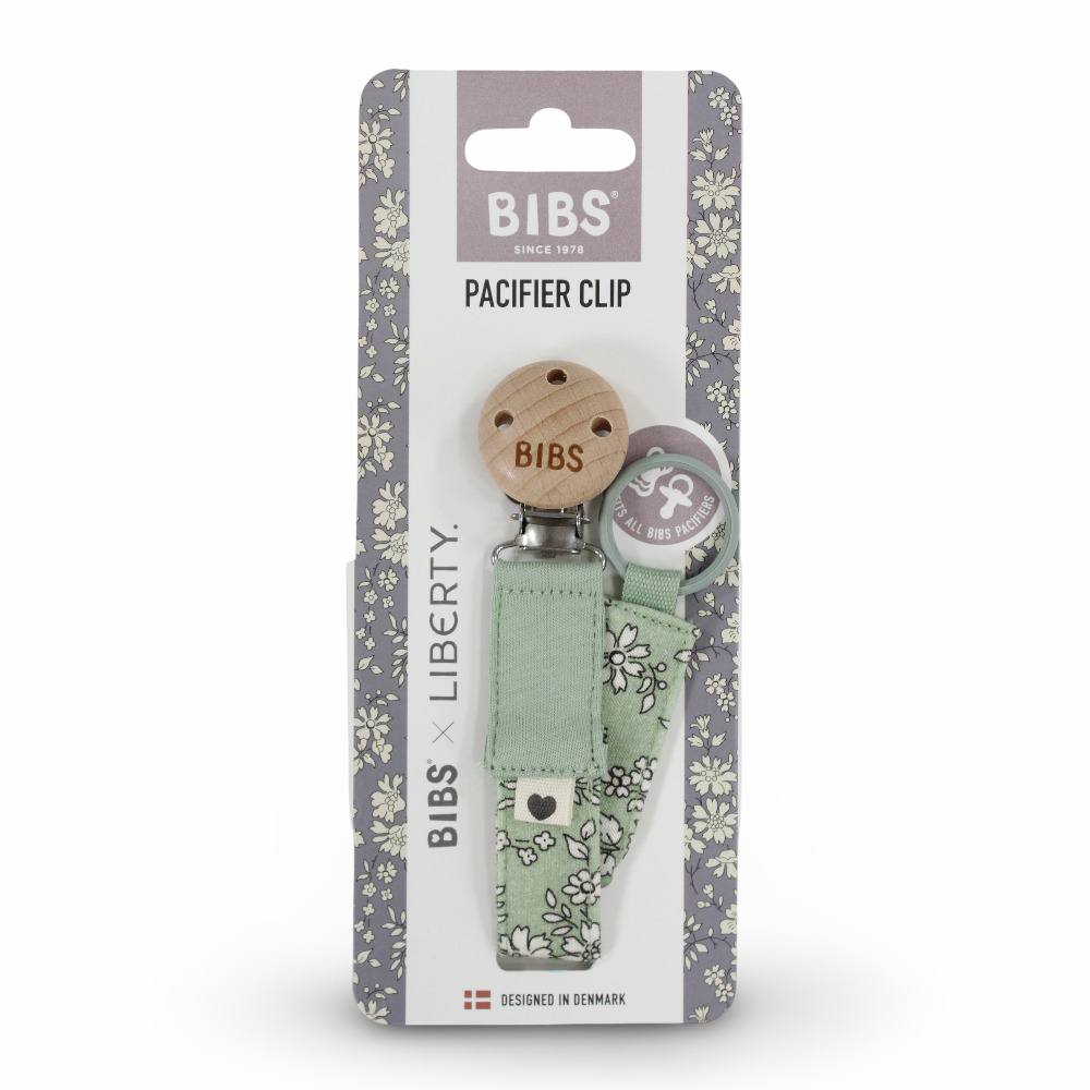 BIBS x Liberty Pacifier Clip - Capel Sage