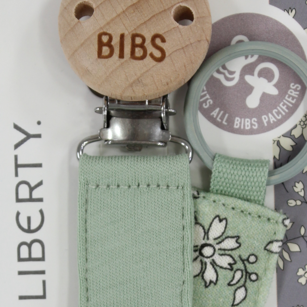 BIBS x Liberty Pacifier Clip - Capel Sage