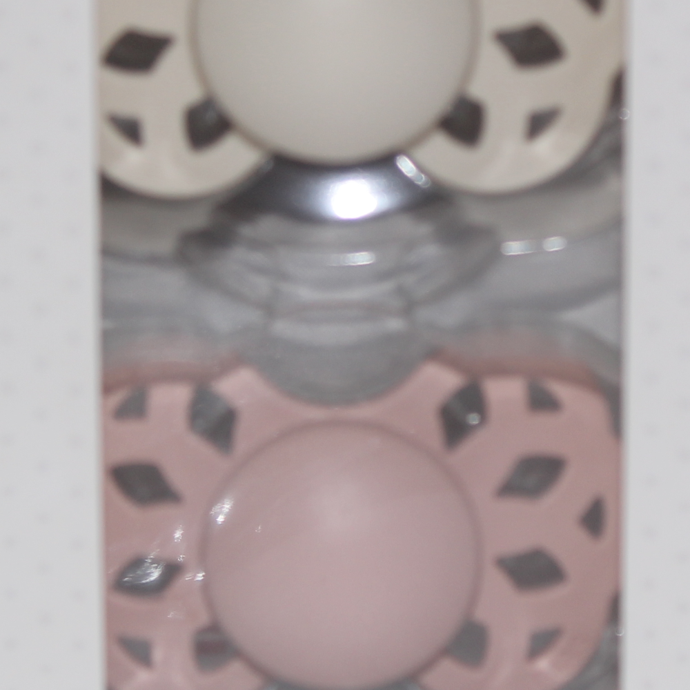 BIBS Infinity Pacifiers Pack of 2 – Ivory/Blush