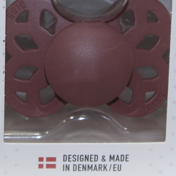 BIBS Infinity Pacifier 2-Pack Anatomical Silicone Size 2 – Blush/Woodchuck