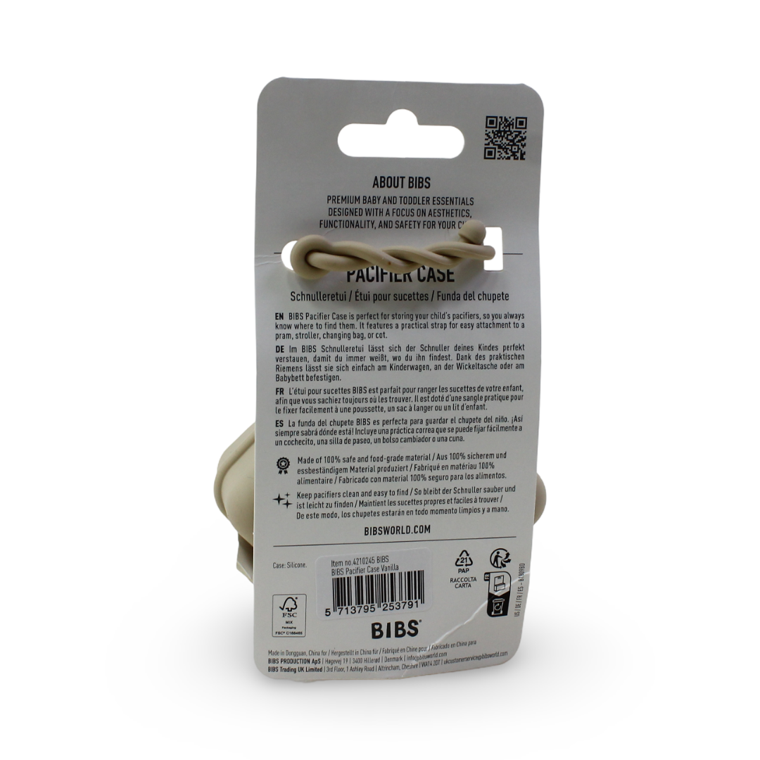 BIBS Pacifier Case – Vanilla