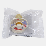 BIBS Studio Color Flower Child Baby Pacifier - Round Latex Size 1 - Ivory