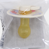 BIBS Studio Color Flower Child Baby Pacifier - Round Latex Size 1 - Ivory