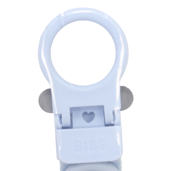 BIBS Pacifier Clip Loop – Dusty Blue