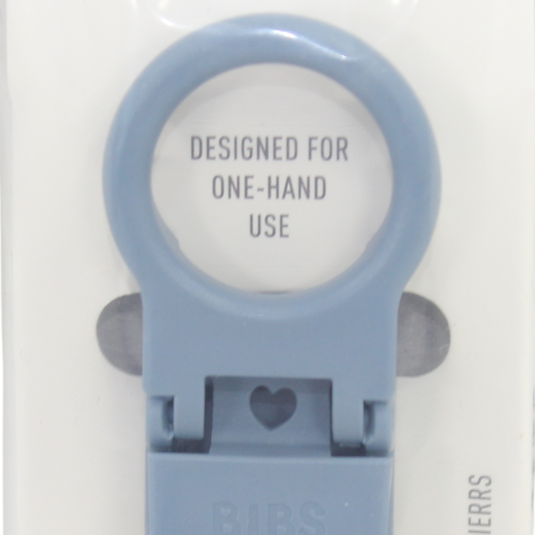 BIBS Pacifier Clip Loop – Petrol
