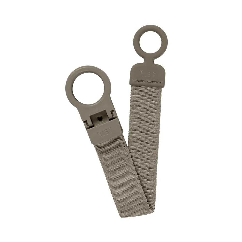 BIBS Pacifier Clip Loop - Dark Oak - Baby Essentials