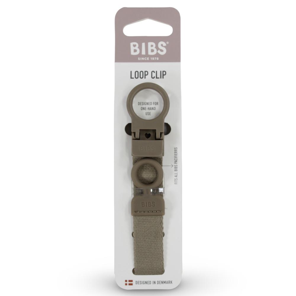 BIBS Pacifier Clip Loop - Dark Oak