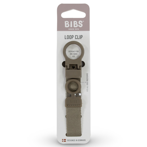 BIBS Pacifier Clip Loop - Dark Oak