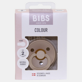 BIBS Color Baby Pacifier Color 1-Pack Round Latex - Size 2 – Vanilla