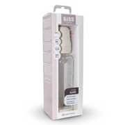 BIBS Glass Baby Bottle Round Silicone - 1 pack 240 ml Medium Flow Ivory