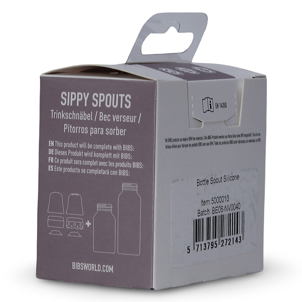 BIBS Baby Bottle Silicone Spout (Pack of 2) – 6+ Months