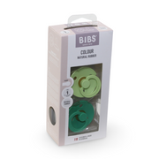 BIBS Pacifier Colour 2 Pack Latex Size 1 – Matcha/Cactus