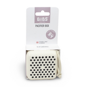BIBS Studio Pacifier Box – Polka Ivory Black