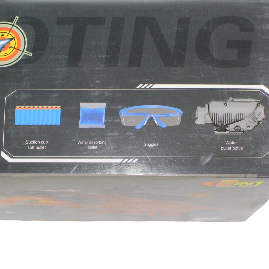 Shooting Elite 2-in-1 Dinosaur Toy Gun – Orange