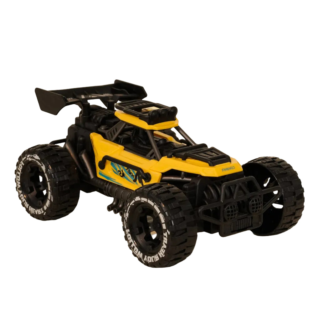 Diecast Model Toy Car Set – Yellow (Light & Sound)