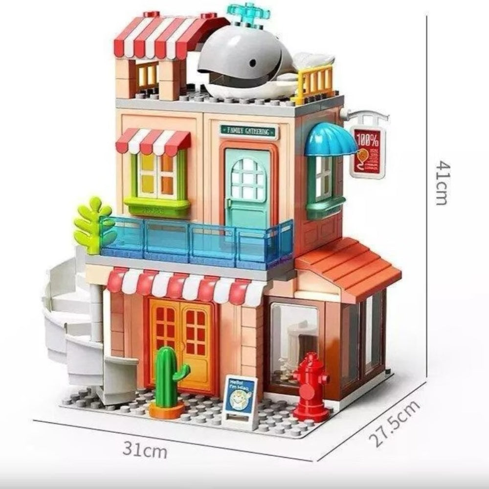 Feelo Genius Architect Villa Building Block Set – 141 Pcs