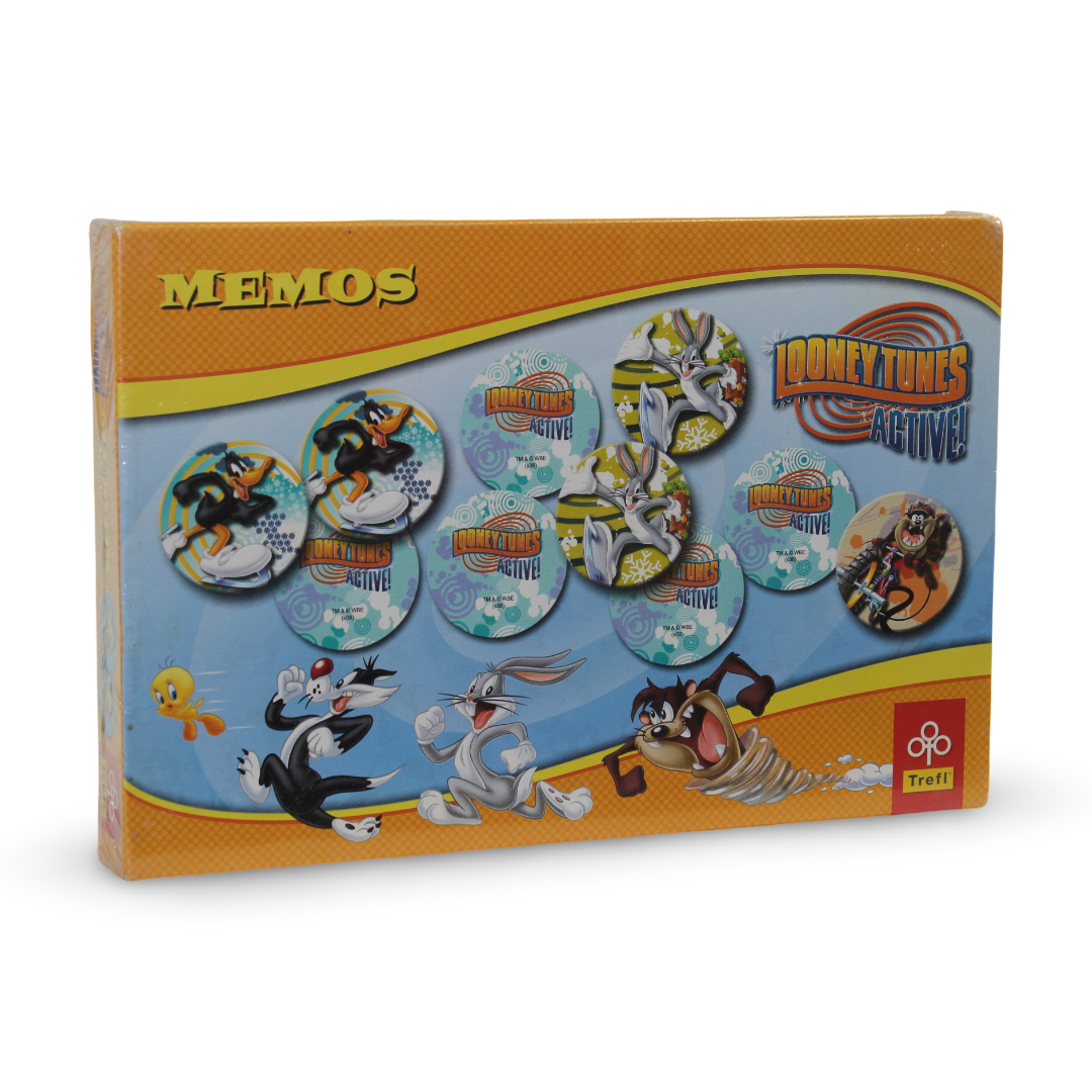 Trefl Memos Looney Tunes Active Board Game – 60 Pcs - Toys