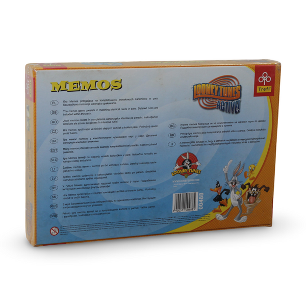 لعبة ألواح Trefl Memos Looney Tunes Active - 60 قطعة