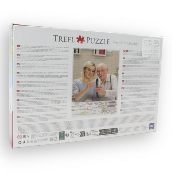 Trefl Puzzle Physical Map of the World – 1000 Pcs