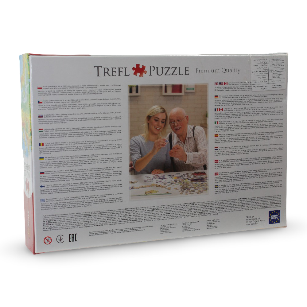 Trefl Physical Map of Europe Jigsaw Puzzle - 1000 Pcs