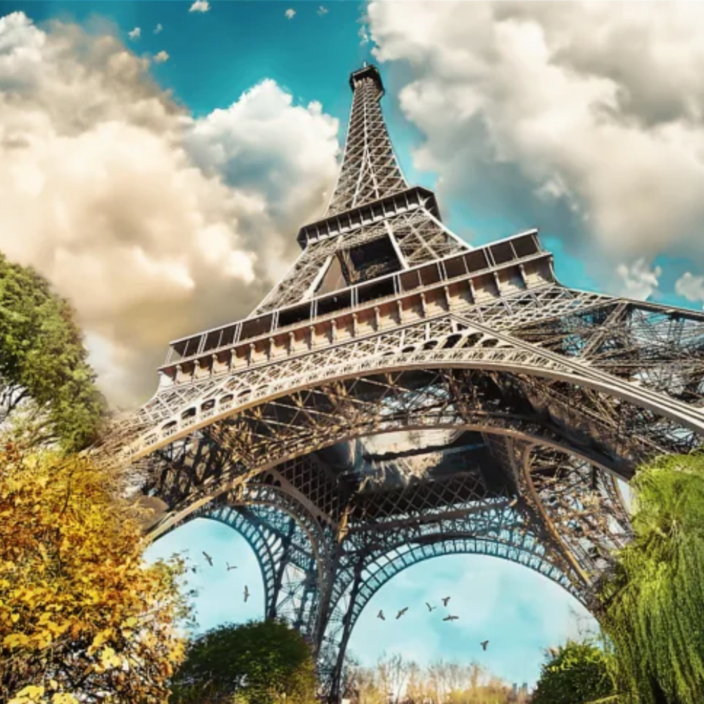 Trefl Puzzle Premium Plus Quality – Eiffel Tower in Paris France 1000 Pcs