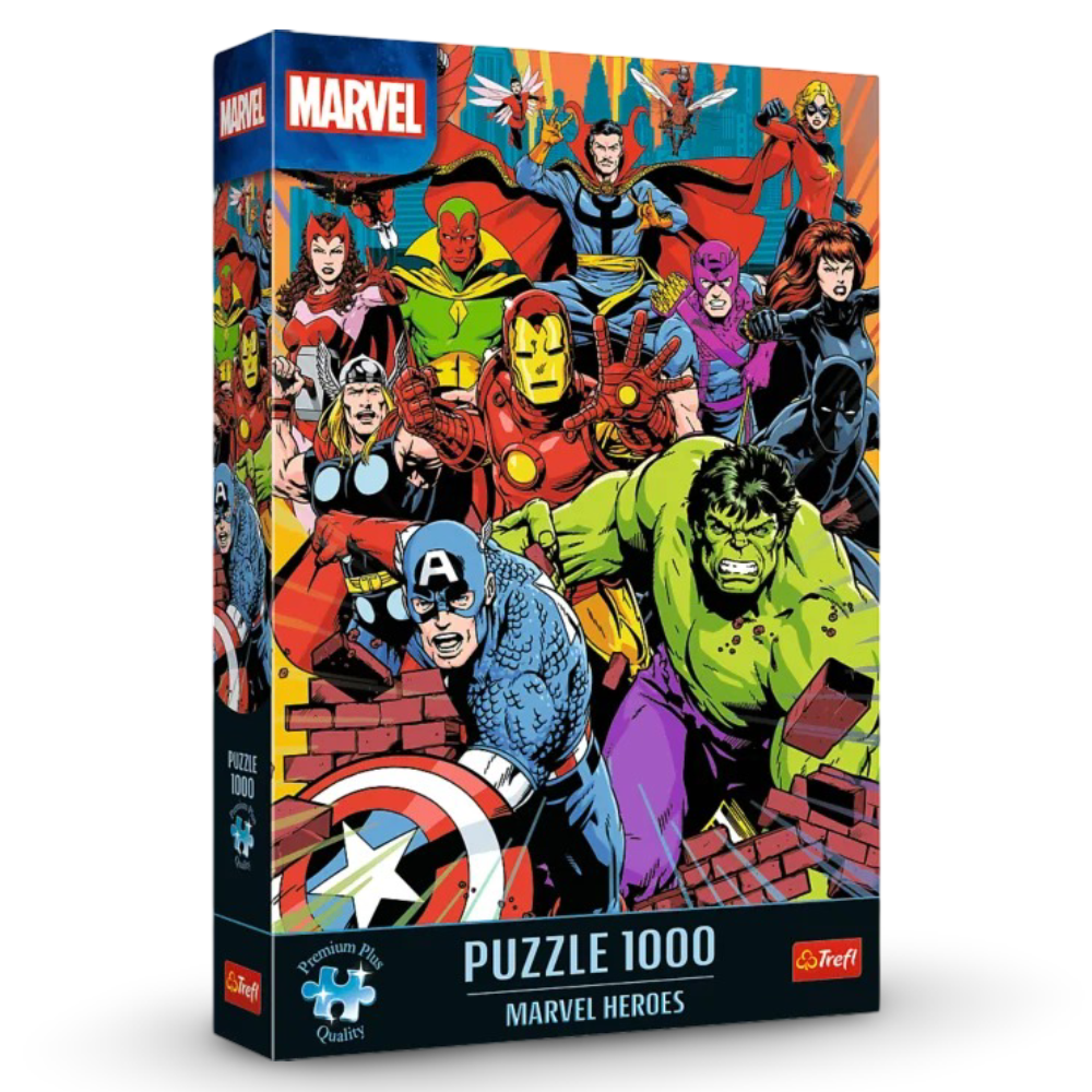 Trefl Puzzle Premium Plus Quality – Marvel Heroes 1000 Pcs