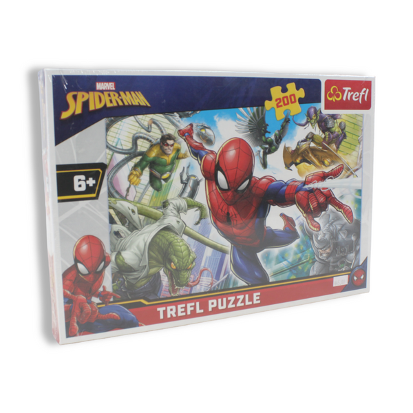 Trefl Marvel Spider-Man Jigsaw Puzzle – 200 Pcs