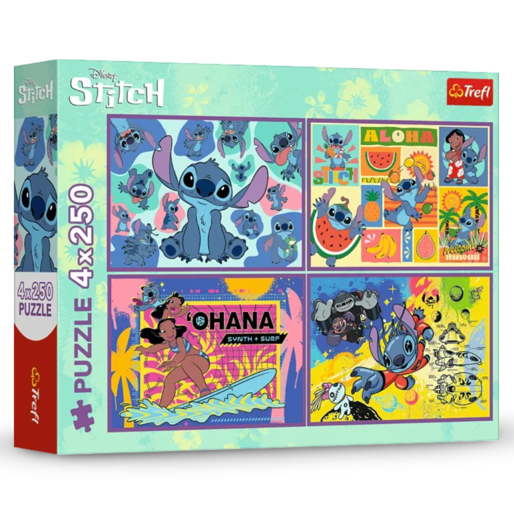 Trefl Puzzle Lilo & Stitch – 4x250 Pcs
