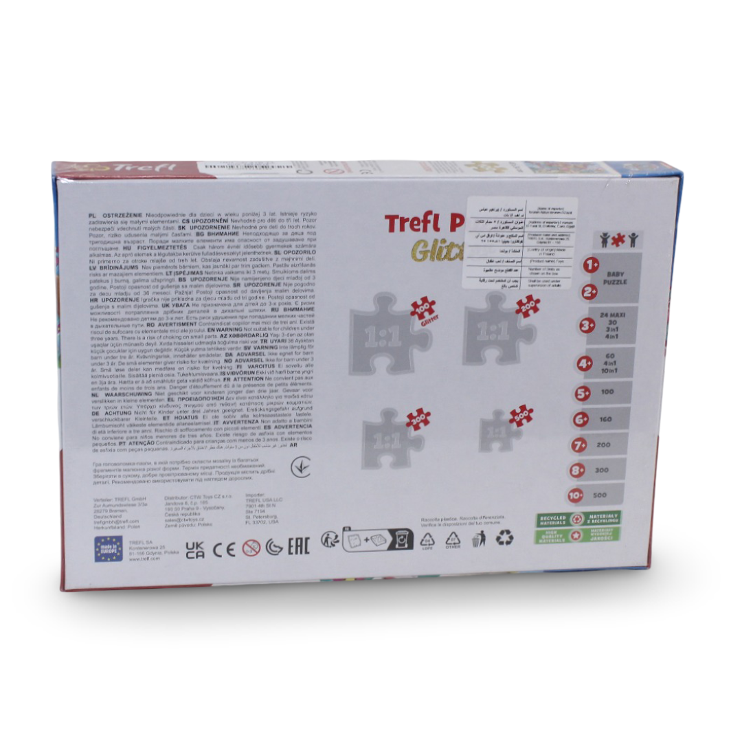 Trefl Paw Patrol Glitter Puzzle – 100Pcs