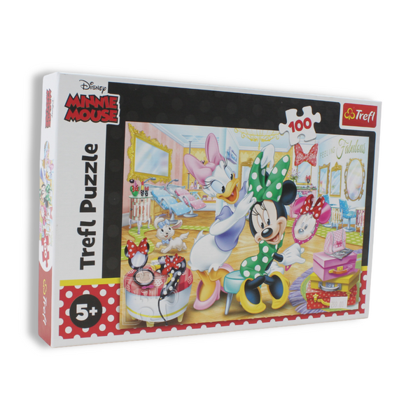 Trefl Minnie At The Beauty Salon Puzzle – 100 Pcs