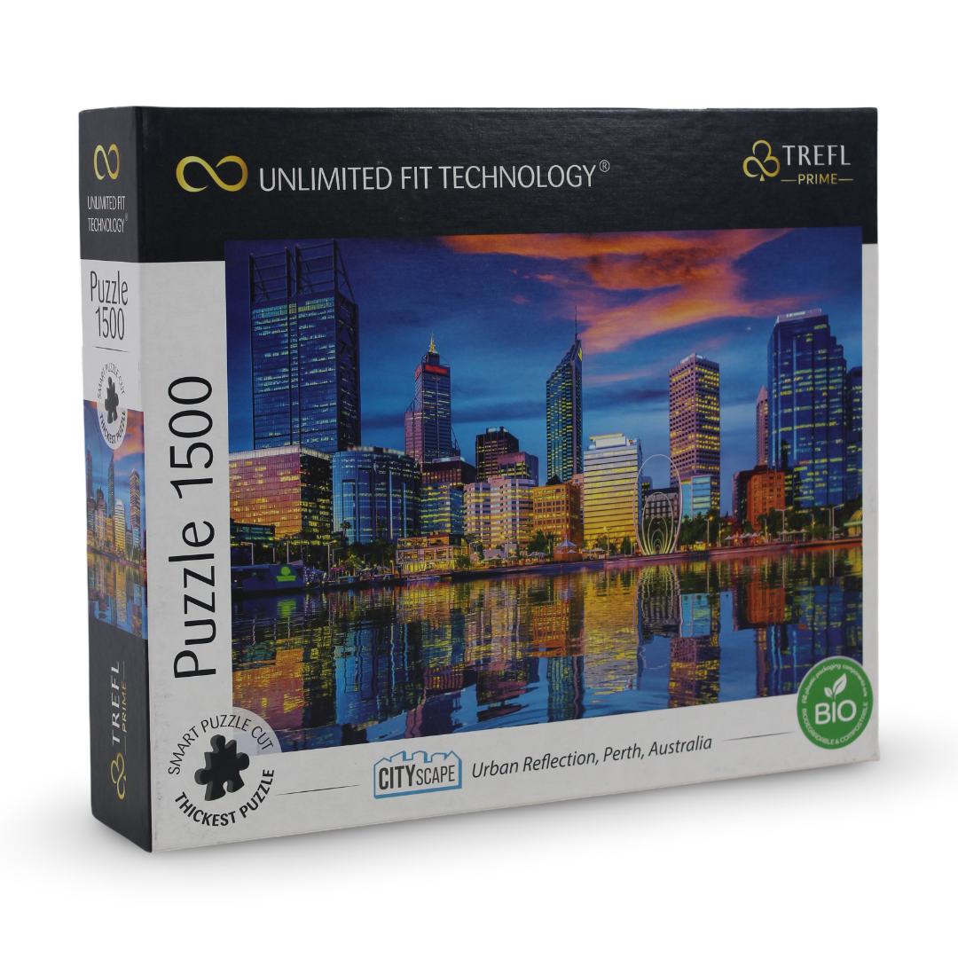 Trefl Prime Cityscape Urban Reflection, Perth, Australia – 1500 Pcs