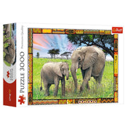 Mum And Baby Elephant Puzzle (3000 Piece)