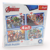 Trefl 4in1 Brave Avengers Puzzle