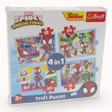 Trefl 4in1 Spidey And His Amazing Friends Puzzle