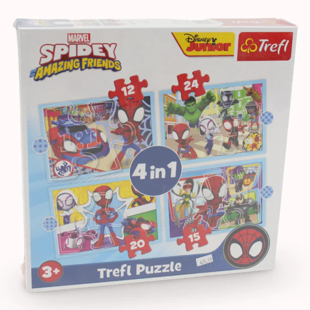 Trefl 4in1 Spidey And His Amazing Friends Puzzle - Toys