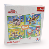 Trefl 4in1 Mickey Mouse Among Friends Puzzle