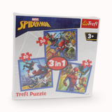 Trefl 3in1 Spiderman Puzzle