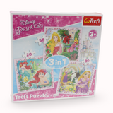 Trefl 3in1 Rapunzel, Aurora And Ariel Puzzle