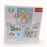 Trefl 3in1 Cute Kittens Puzzle