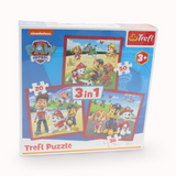 Trefl 3in1 Cheerful Dogs Paw Patrol Puzzles