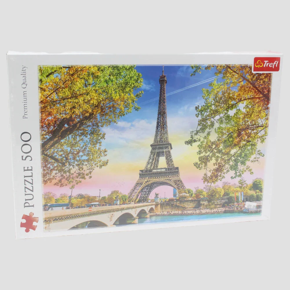 Trefl Romantic Paris, France Jigsaw Puzzle (500-Piece) – A Perfect Relaxing Challenge