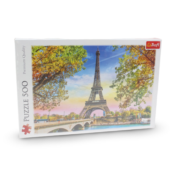 Trefl Romantic Paris, France Jigsaw Puzzle (500-Piece) – A Perfect Relaxing Challenge