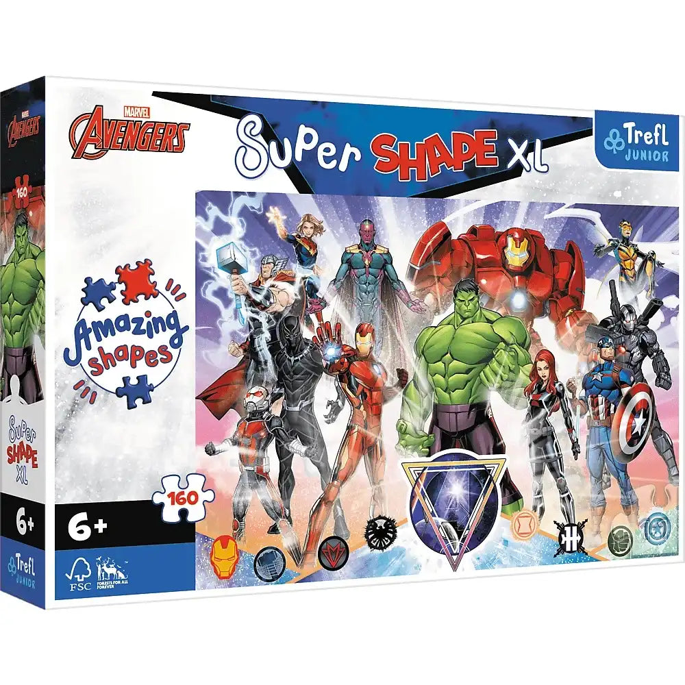 Trefl Super Shape XL Avengers Puzzle - 160 Pieces