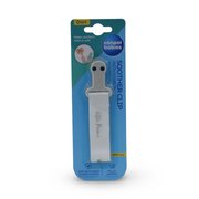 Canpol Babies Royal Baby Soother Clip with Ribbon 0m+ – Grey