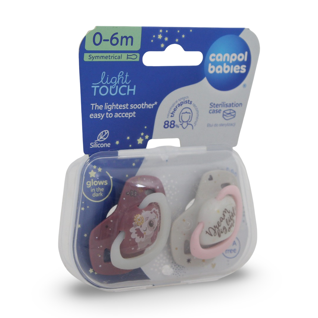 Canpol Babies Sleepy Koala Glow-in-the-Dark Pacifiers 0–6m – (2 pcs)
