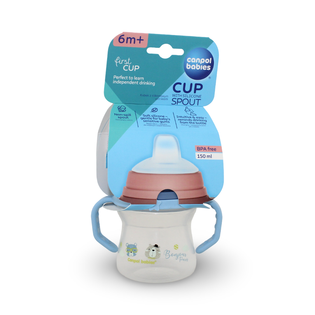 Canpol Babies First Training Cup 6m+ 150ml – Blue