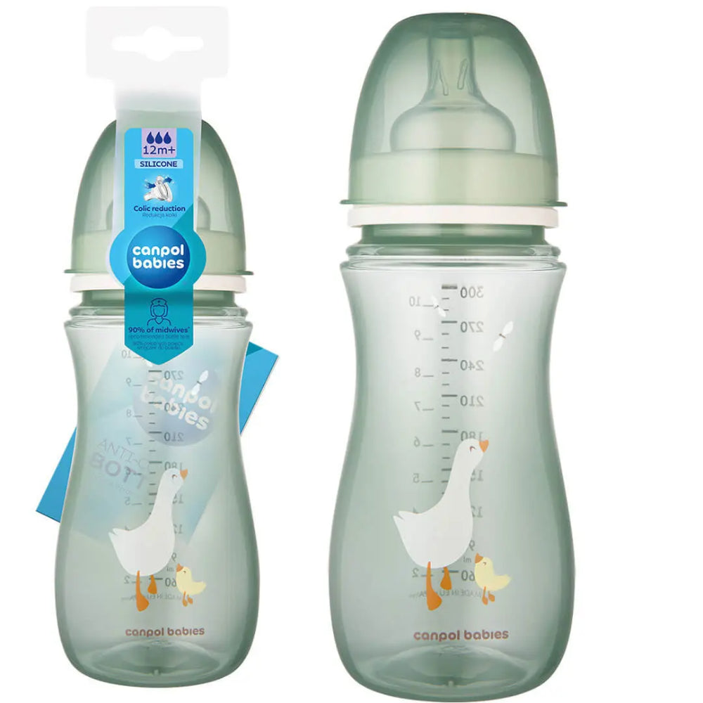 Canpol Babies Easy Start Anti-Colic Baby Bottle 3m+ 240ml – Goose Design