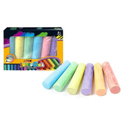 Jumbo Chalk Assorted Bright Colors – 6 Pcs