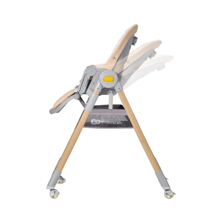 Kinderkraft – Lastree 2-in-1 High Chair – Wood