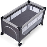 Kinderkraft Leody Gray Camping Bed